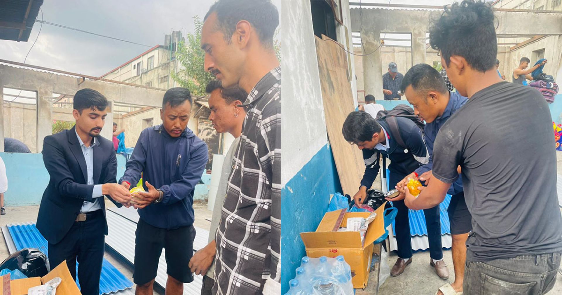 प्रहरी वृतको पुनःस्थापनामा खटिने समाजसेवीलाई नव विश्वास सहकारीको खाजा-पानी